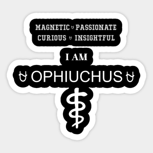 Ophiuchus horoscope 02 Sticker